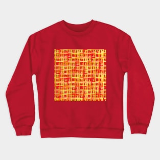 Abstract Grid Crewneck Sweatshirt